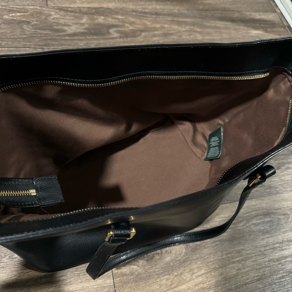 Ralph Lauren black leather bag - Picture 8 of 11